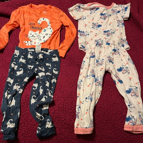 Big Lot of Girls 2T Pajamas - Picture 4 of 4